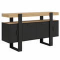 buffet-140-cm-4-portes-noir-et-bois-lgacha9135ey