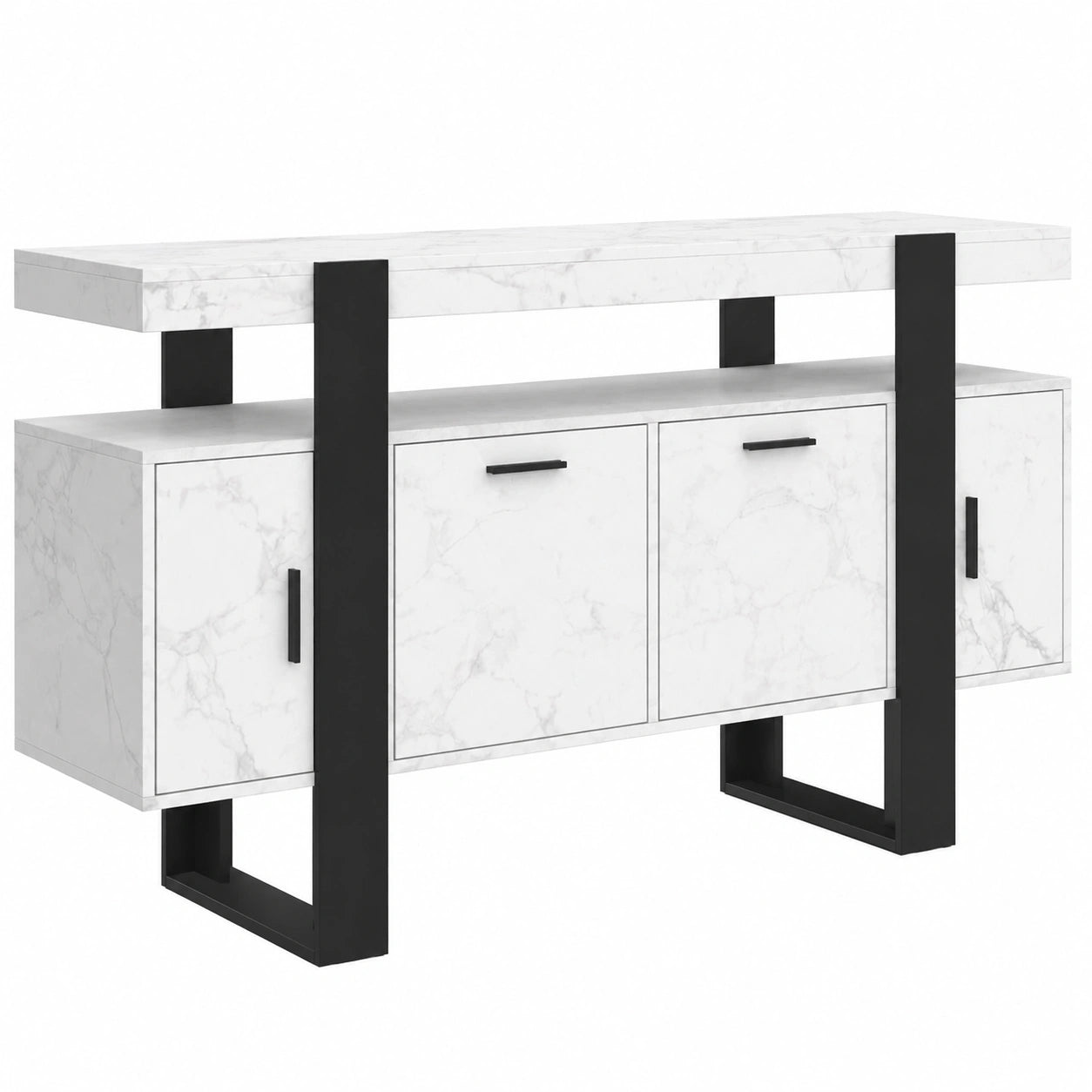 buffet-4-portes-effet-marbre-blanc-et-noir-140-cm-agpuay9153hj
