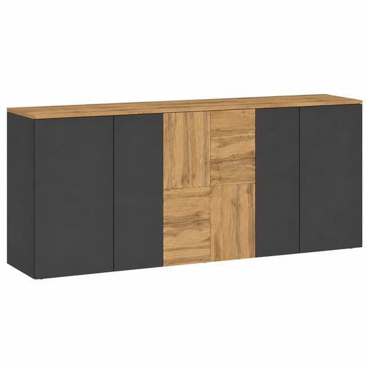 buffet-de-salon-5-portes-200x35x70-cm-couleur-bicolore-iqtzkx9137yk