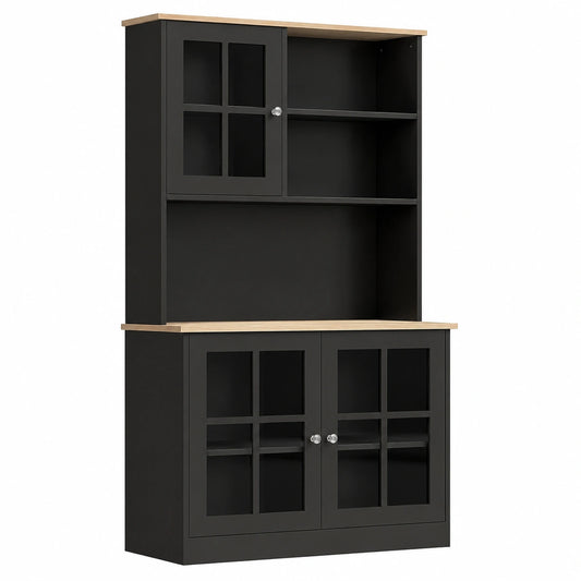 buffet-de-cuisine-avec-rangement-haut-et-etageres-reglables-noir-chene-fywitq9058cj